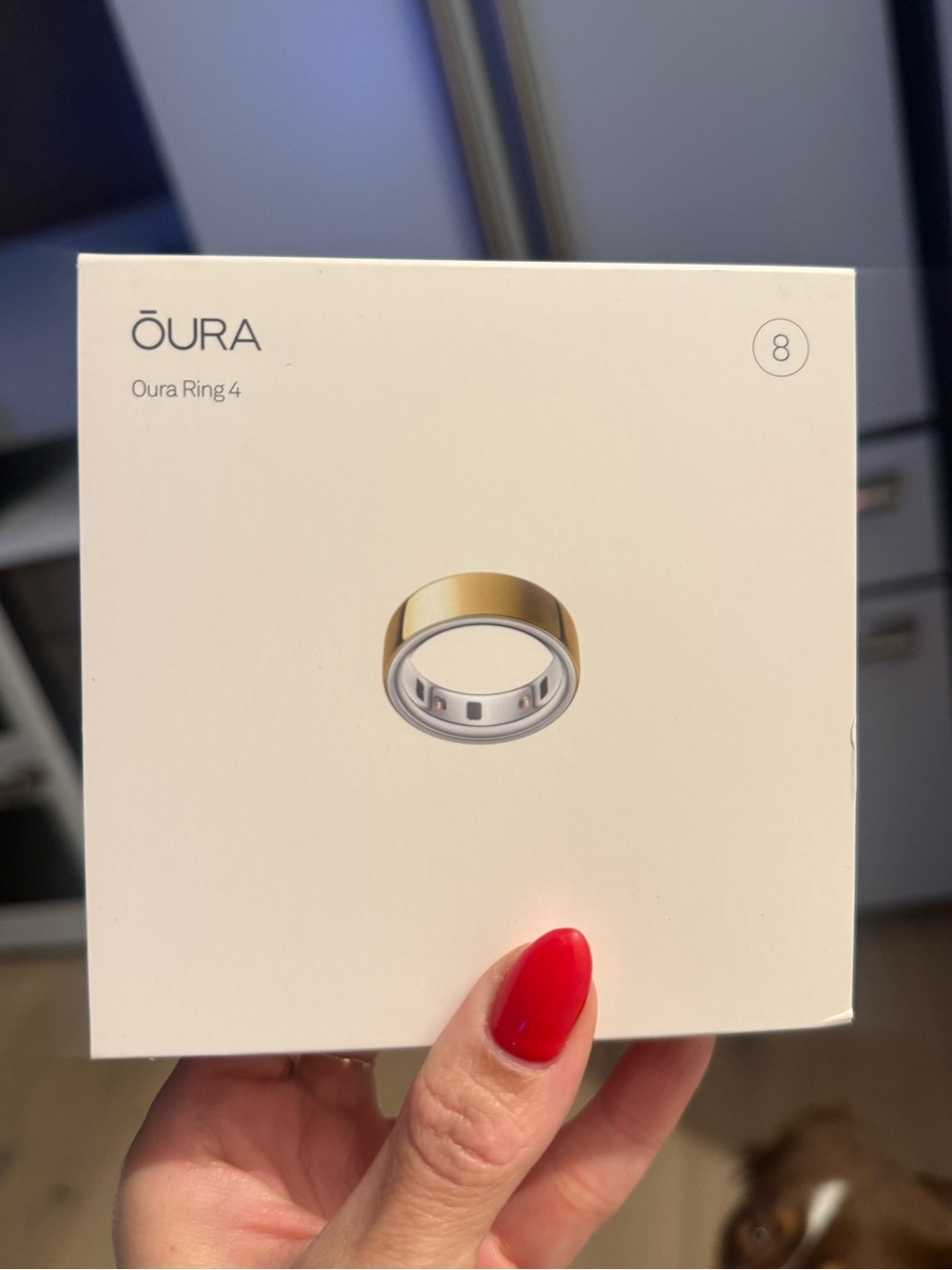 NWT OURA RING GEN 4- Gold size 8